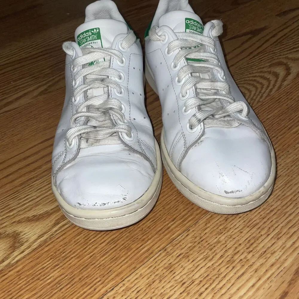 adidas Stan Smith Women's Sneakers Size 6.5 | Classic White Leather Low Top Shoe